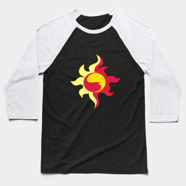 My little Pony - Sunset Shimmer Cutie Mark Baseball T-Shirt by ariados4711